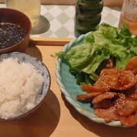Vegan grill set meal at Silver Backs Cafe in Kyoto
