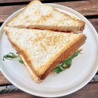 Breakfast Toastie  at Ballsy Tea in North Sydney