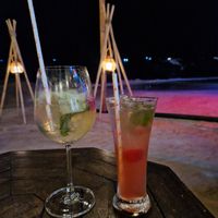 Mocktails at Sandbar Beachclub Restaurant and Bar in Koh Tao