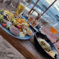 Taco, Skewers and Spaghetti at Sandbar Beachclub Restaurant and Bar in Koh Tao
