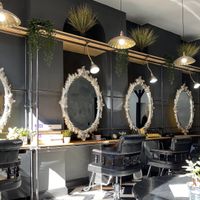 Light and shadows at The Rabbit Hole Vegan Hair Parlour in West London