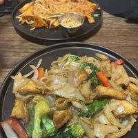Drunken Noodles and Pad Thai   at Noodle 501 in Durham