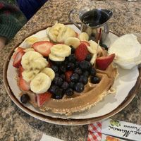 Mixed berry oatmeal waffles   at Westmont Diner in Haddon Township