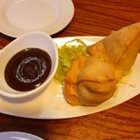 Veg samosas. at Taste of Chennai Glasgow in Glasgow