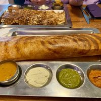 Plain dosa with podi   at Taste of Chennai Glasgow in Glasgow