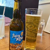 Cold Indian beer with basmati rice   at Taste of Chennai Glasgow in Glasgow