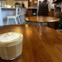 Oatmilk flat white - I think the best in Milwaukee   at Interval in Milwaukee