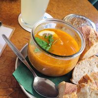 Daal und Hauslimonade at KOSMOS - temporarily closed in Saarbrucken