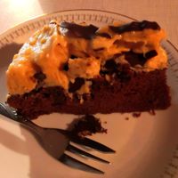 Schokoladenkuchen mit Erdnussbutter at KOSMOS - temporarily closed in Saarbrucken