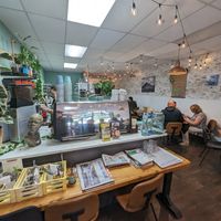 Inside at Roots Waffle Cafe in Taupo