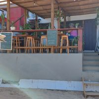 Entrance from the beach at Passiflora in Morro De Sao Paulo