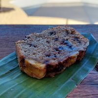 Bolo de banana at Passiflora in Morro De Sao Paulo