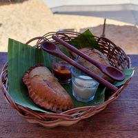 Pastel de jaca at Passiflora in Morro De Sao Paulo