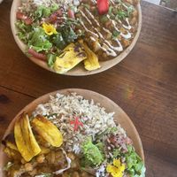 Plate of the day - soooo yummy!  at Passiflora in Morro De Sao Paulo