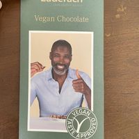 A whole brochure of vegan chocolate!!  at Läderach in Santa Clara