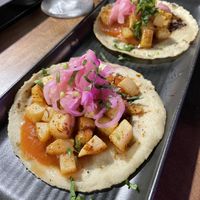 De papa tacos  at Juan Fifty Kitchen & Bar in Alexandra Headland