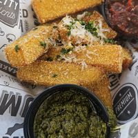 Vegan Polenta Fries at Mode Brewing & Kitchen in Orangevale