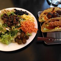 Salad and tacos at Yella in Gyeongju-si