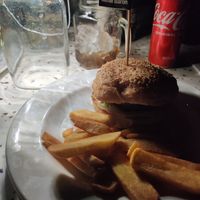 Crumbed Burger at Cattle Baron Restaurant - Satara in Mpumalanga