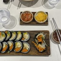 vegan gimbap!  at Samcheongdang - Korea University Anam Branch - 삼청당 아남 in Seoul