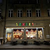 outside at Domino in Bern