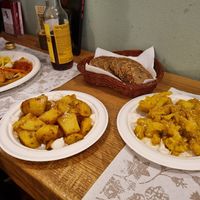 Potatoes and cauliflower at E'den in Turin