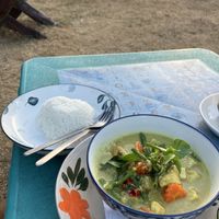 green curry vegan / view   at JJs Bar & Grill in Koh Phayam