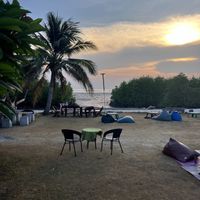 open air area (coffee shop right there too!)  at JJs Bar & Grill in Koh Phayam