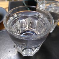 Glass of water (February 2024) at Pennau Craft & Coffee Shop in Aberystwyth