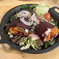 Rohkost Wickel  at Naturgasthof Und Ölmühle Hirzwald in Triberg Im Schwarzwald