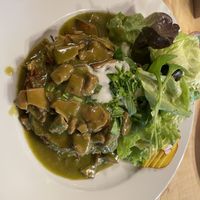 Hirzwalder Rösti mit geschnetzeltem in Rahmsoße und Bärlauch  at Naturgasthof Und Ölmühle Hirzwald in Triberg Im Schwarzwald