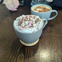 Hot choc at The Station Coffee + Kitchen in Stokesley