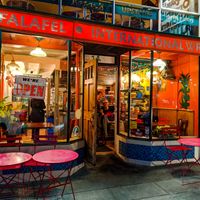 Outside of Razan's Organic Kitchen at Razan's Organic Kitchen in Berkeley