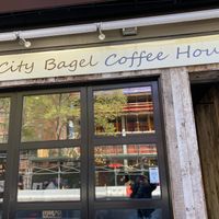 Front of venue at NYC Bagel and Coffee House in New York City