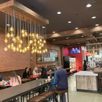 Inside venue at NYC Bagel and Coffee House in New York City