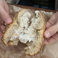   at NYC Bagel and Coffee House in New York City