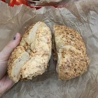   at NYC Bagel and Coffee House in New York City