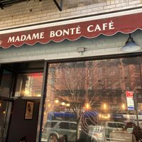Front entrance at Madame Bonté in New York City