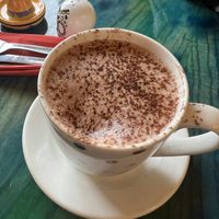 Hot chocolate with oat milk  at Cafe Arriba in Isle Of Skye