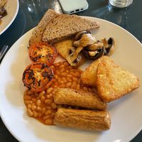 Veggie Breakfast with subbed hash browns   at Cafe Arriba in Isle Of Skye