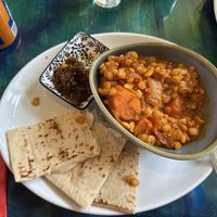 Afghan carrot and lentil hot pot  -was on the specials board and was lovely.  Aug. 2025.  at Cafe Arriba in Isle Of Skye