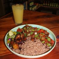   at Sattdown Jamaican Grill in Studio City