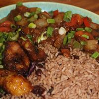   at Sattdown Jamaican Grill in Studio City