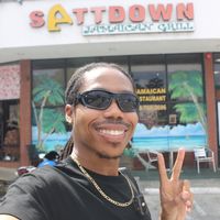   at Sattdown Jamaican Grill in Studio City
