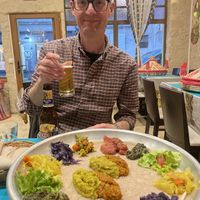 A tasty mixed veg platter   at Restaurant ALAJE in Rouen