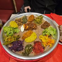 Plat découverte (only front half is vegan, the back half has meat) at Restaurant ALAJE in Rouen