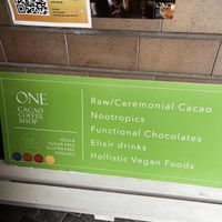   at ONE Cacao Coffee Shop in Riga