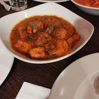Tofu and mint curry dish at Zaika  in Stonehouse