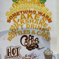 menu at Beggars Belief Cafe in Scarborough