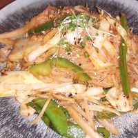 sweet and sour rice noodles at Boss Stop Restaurant in Dublin